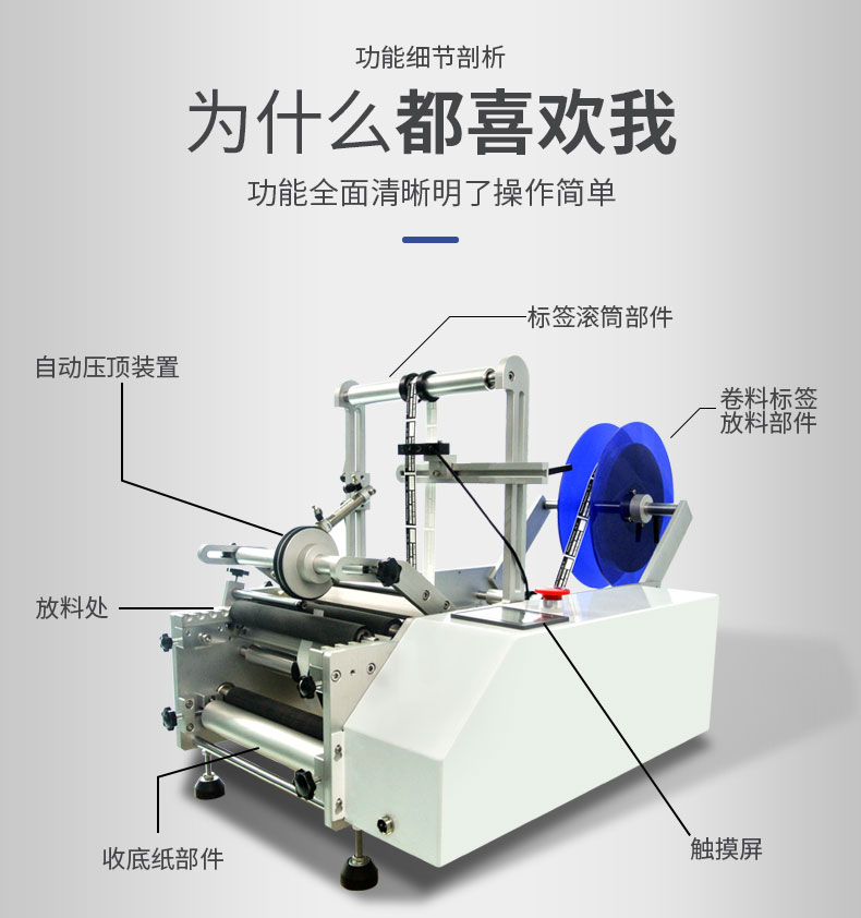 半自動(dòng)圓瓶貼標(biāo)機(jī)