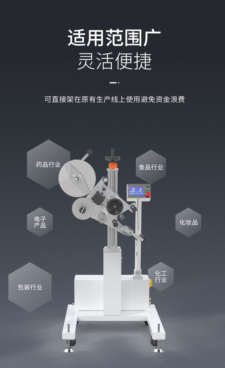 平面貼標機頭